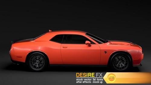 Dodge Challenger SRT Hellcat Go Mang 3D Model (12)