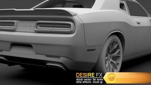 Dodge Challenger SRT Hellcat Go Mang 3D Model (17)
