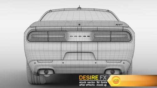 Dodge Challenger SRT Hellcat Go Mang 3D Model (19)