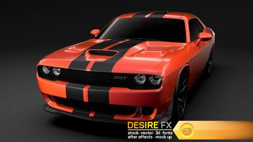 Dodge Challenger SRT Hellcat Go Mang 3D Model (7)