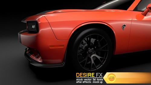 Dodge Challenger SRT Hellcat Go Mang 3D Model (8)