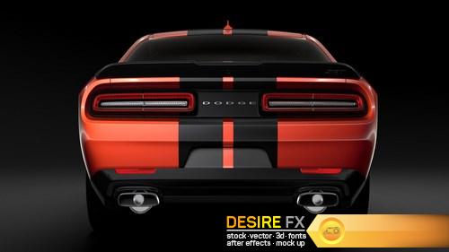 Dodge Challenger SRT Hellcat Go Mang 3D Model (9)
