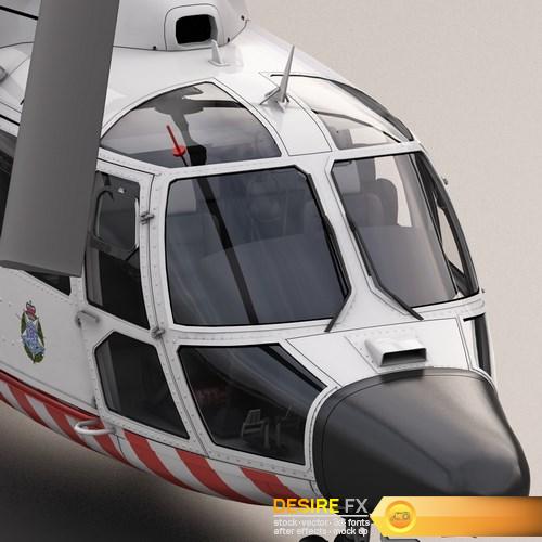 Eurocopter AS-365 Air Ambulace 3D Model (10)