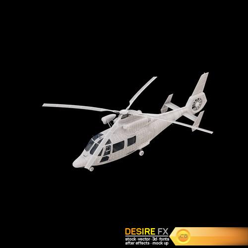 Eurocopter AS-365 Air Ambulace 3D Model (19)