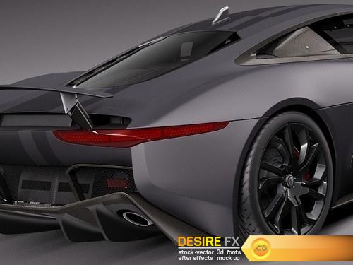 Jaguar C-X75 2014 3D Model (5)