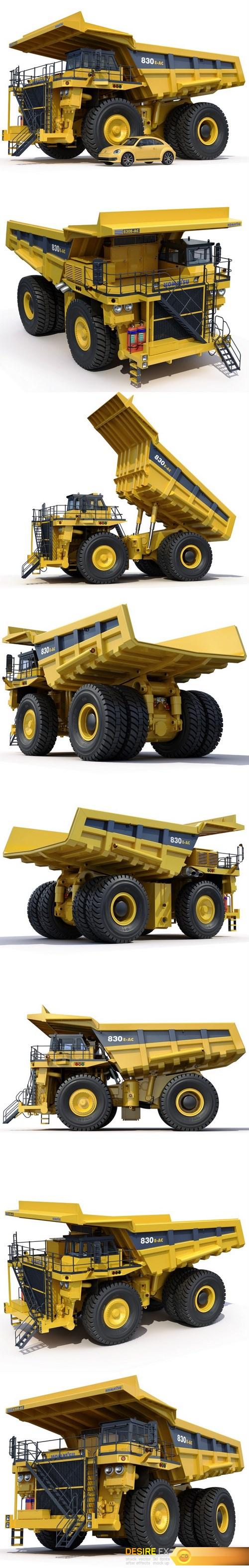 Mining dump truck Komatsu 830E-AC (1)