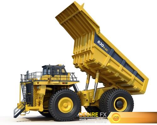 Mining dump truck Komatsu 830E-AC 3D Model (16) (Копировать)