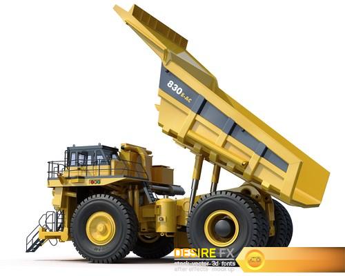 Mining dump truck Komatsu 830E-AC 3D Model (24) (Копировать)