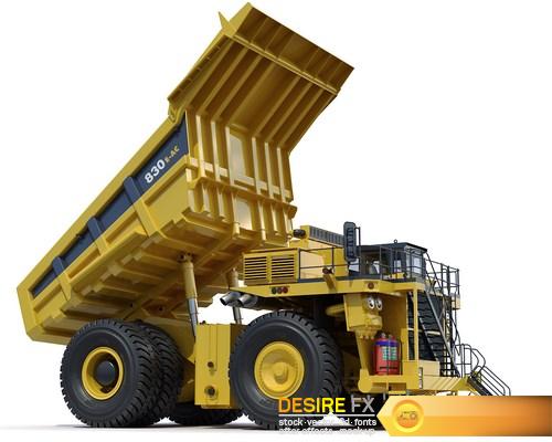 Mining dump truck Komatsu 830E-AC 3D Model (25) (Копировать)