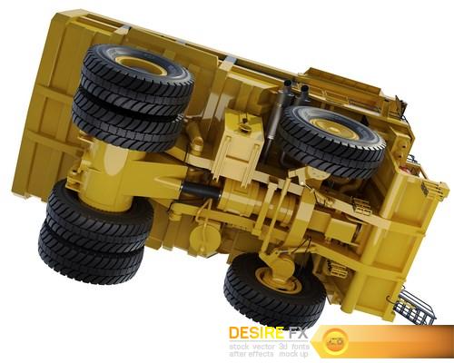 Mining dump truck Komatsu 830E-AC 3D Model (29) (Копировать)