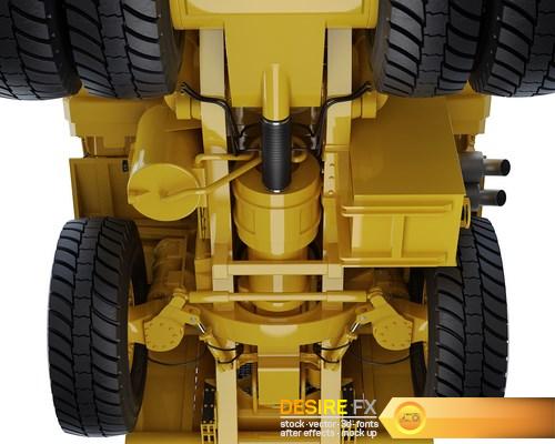 Mining dump truck Komatsu 830E-AC 3D Model (33) (Копировать)