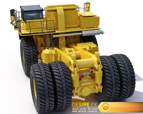 Mining dump truck Komatsu 830E-AC 3D Model (37) (Копировать)