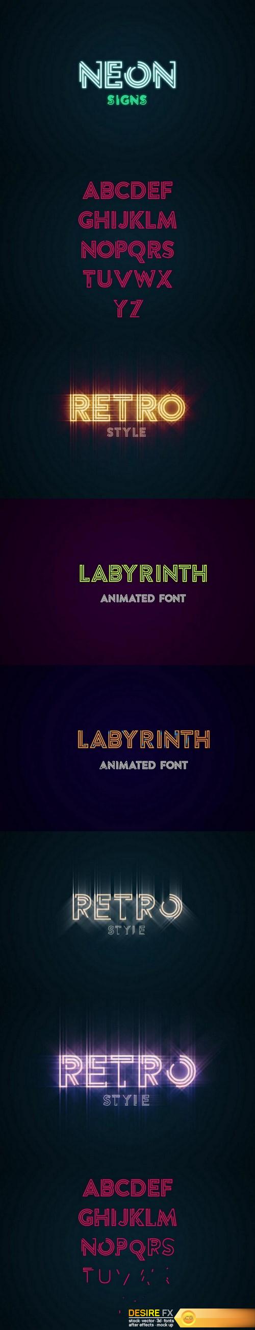 Videohive-18527773-labyrinth-animated-font