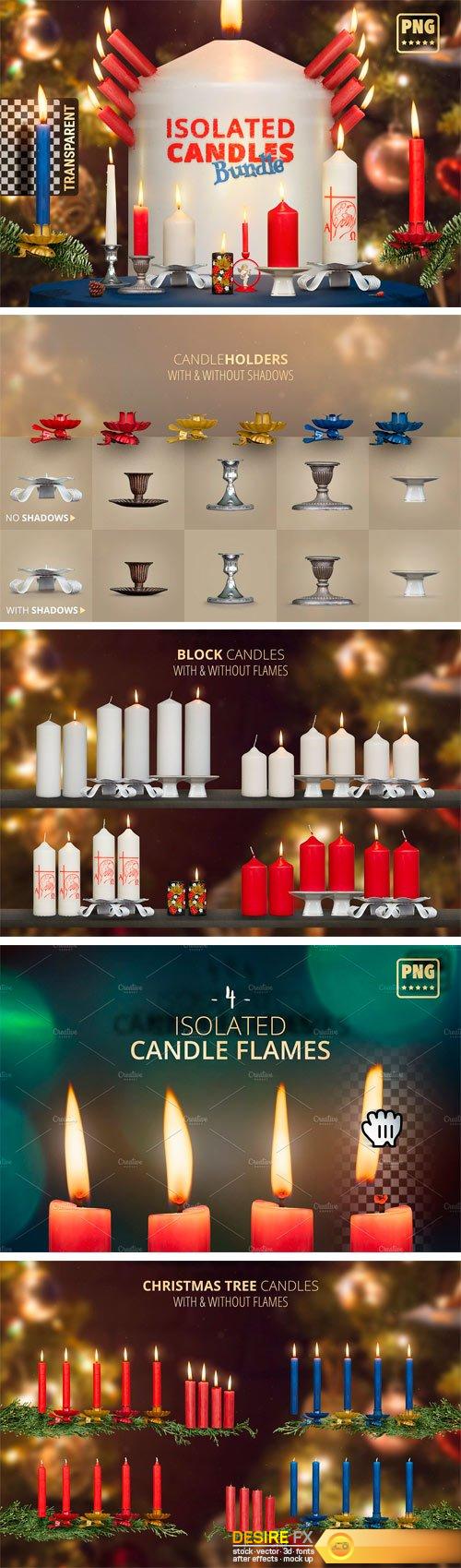 1510660654_isolated-candles-bundle-with-flames1