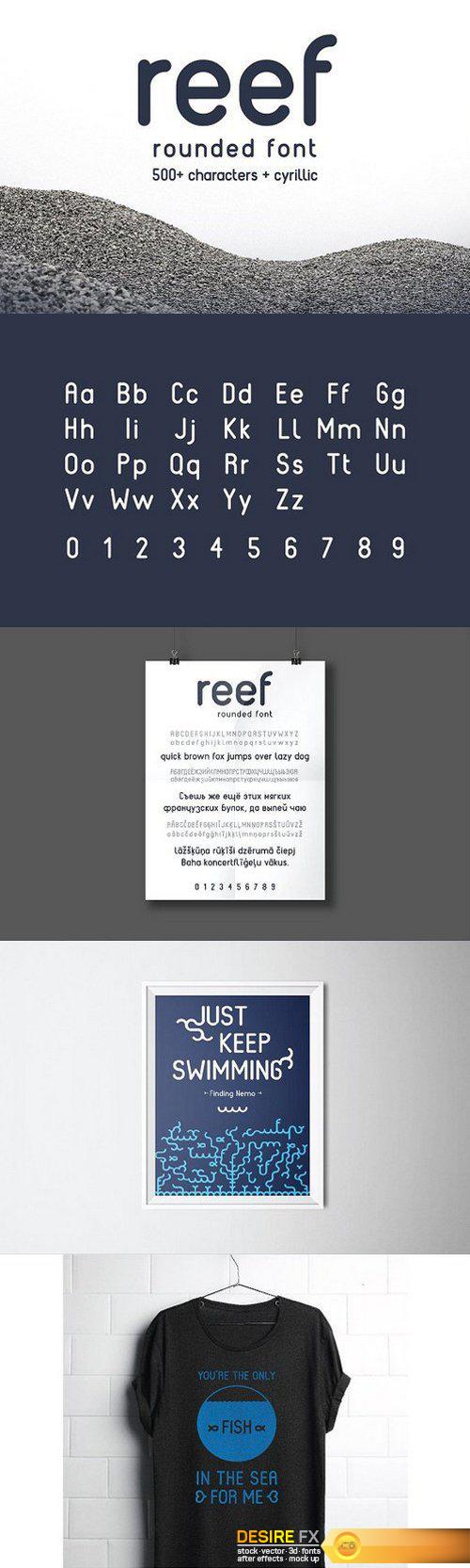 CM - REEF Sans Serif Font 1645415