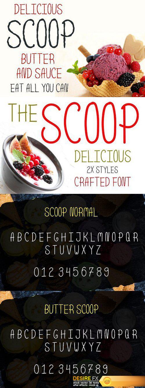 CM - Scoop - Hand Drawn Delicious Font 1698896