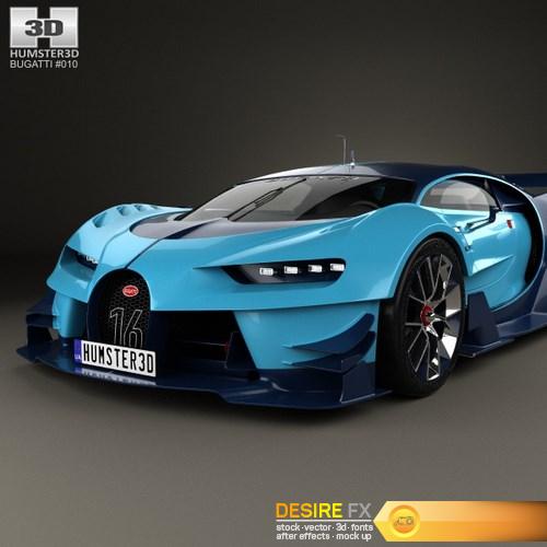 Bugatti Vision Gran Turismo 2015 3D Model (7)