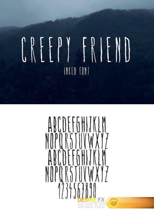 CM - Creepy Friend Font 1871907