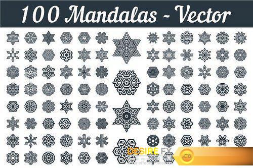 CM - Mandalas Art Vector 1664747