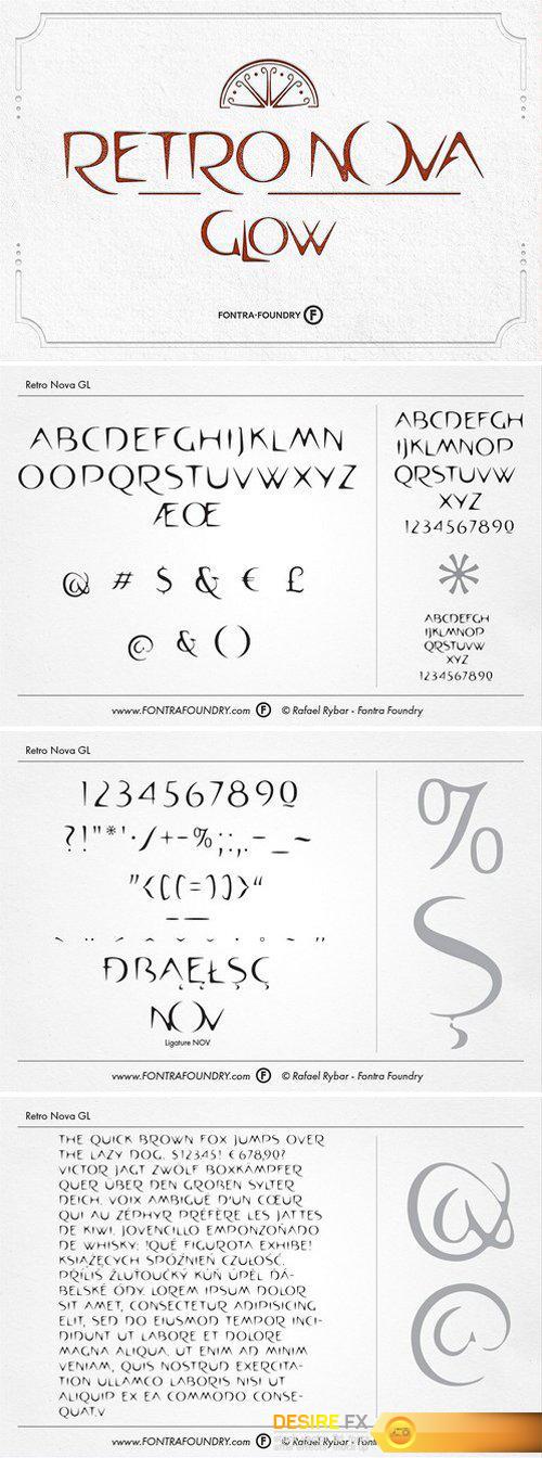 CM - Retro Nova GL Typeface 1827490