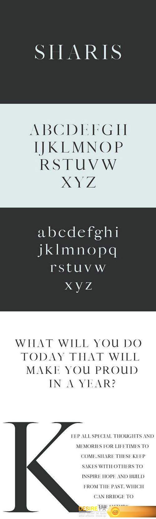 CM - Sharis Serif Typeface 1682676