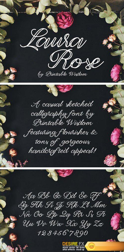 CM - Laura Rose Font 1729689