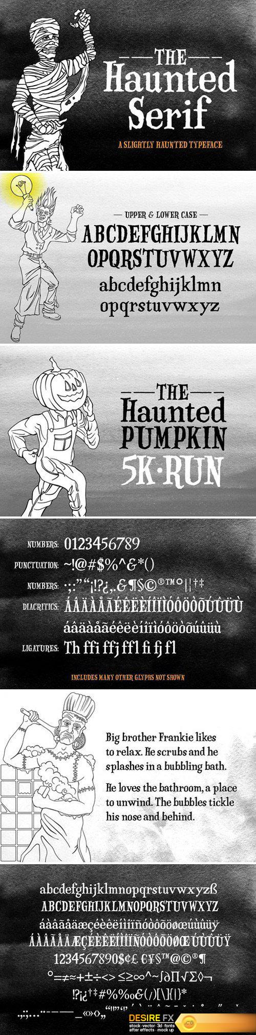 CM - Haunted Serif 1927040