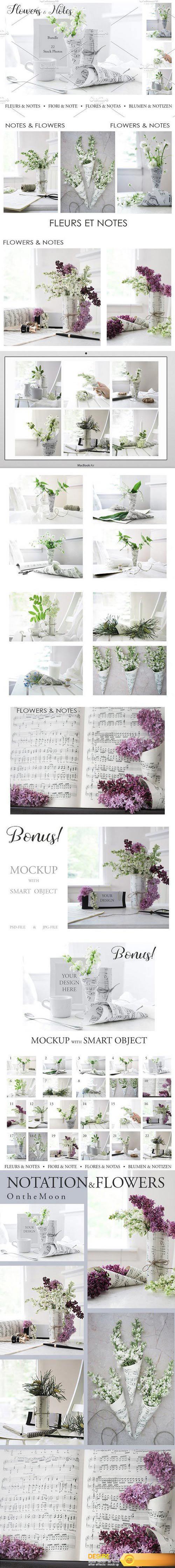 CM - NOTATION. FLOWERS & NOTES 1573411