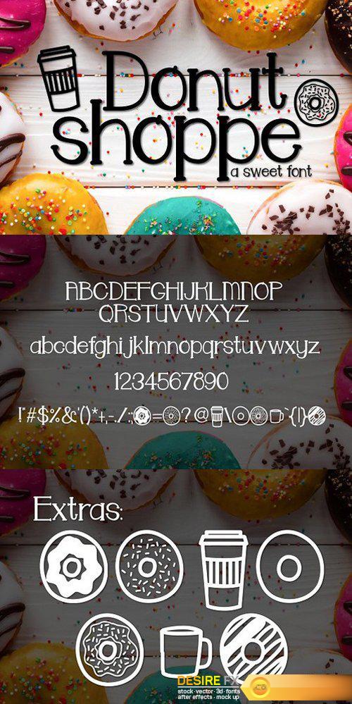 CM - Donut Shoppe a sweet Font 1710148