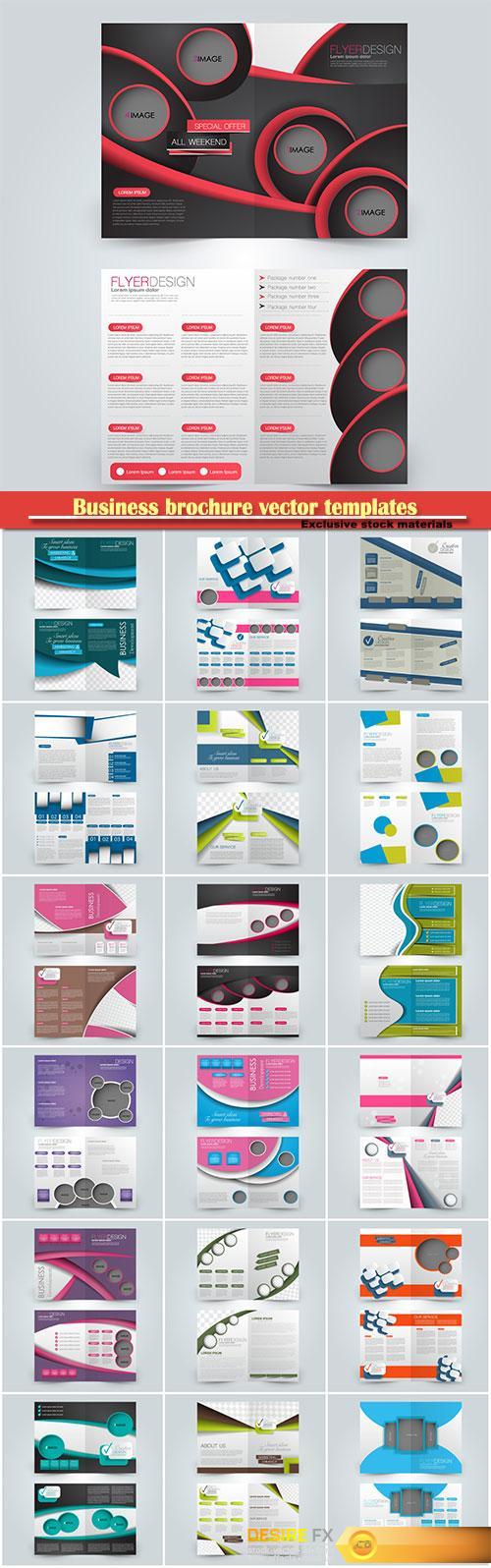 Business brochure vector templates, magazine cover, business mockup, education, presentation, report # 54