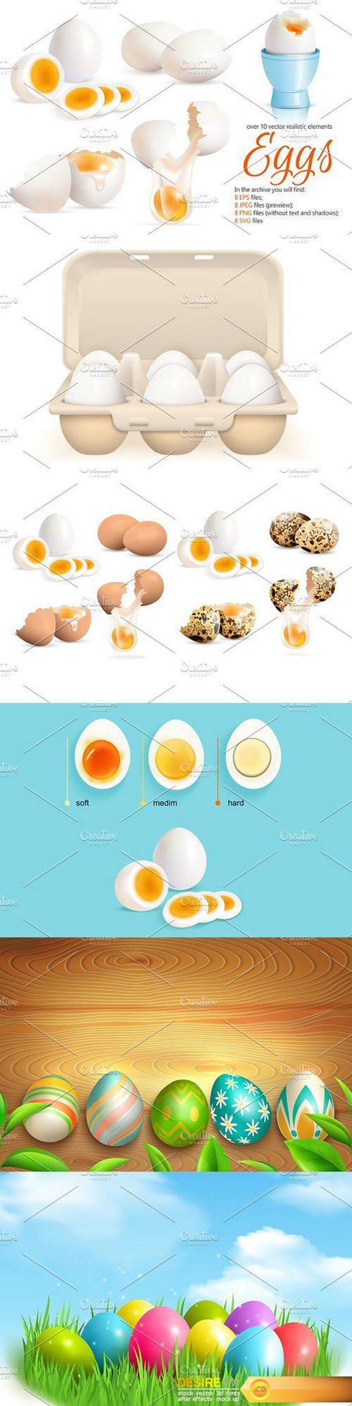 CM - Eggs Realistic Set 1728000