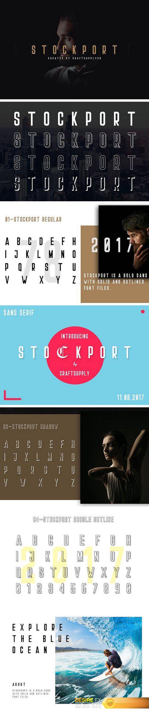 CM - Stockport Font + Bonus Logo 1771545