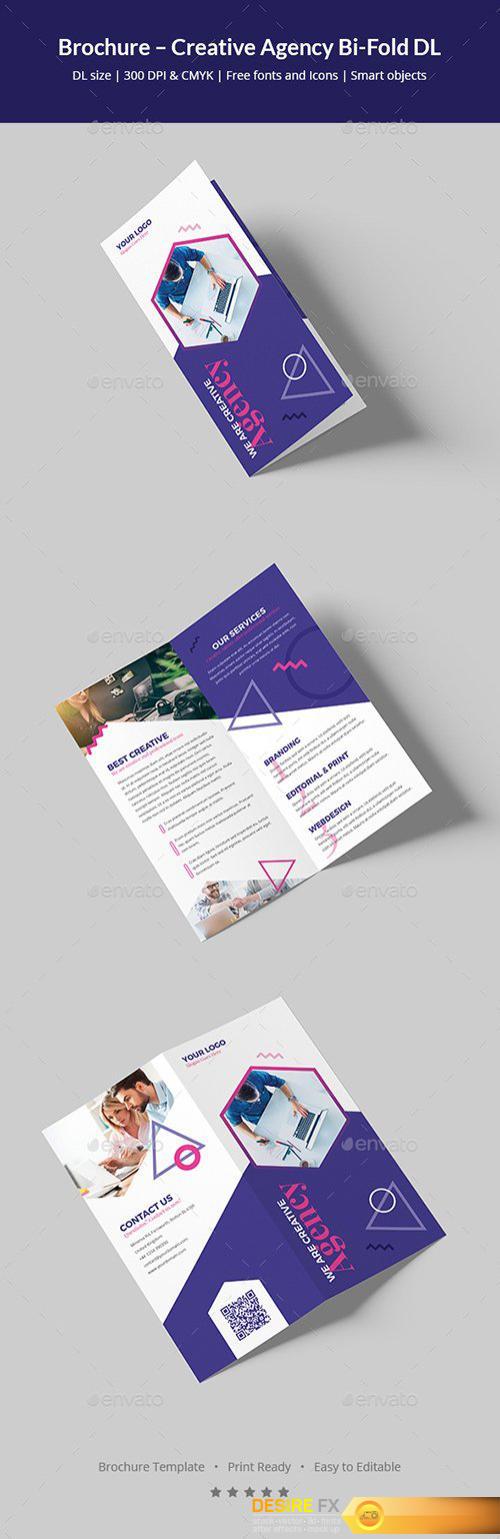 Graphicriver - Brochure – Creative Agency Bi-Fold DL 20777648