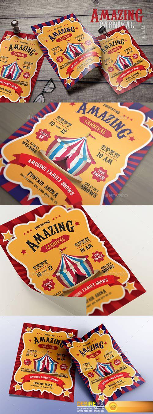 Graphicriver - Amazing Carnival Flyers 20805188