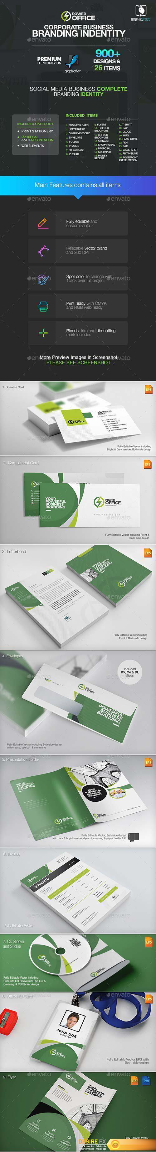 Graphicriver - Corporate Business Branding Identity 20052688