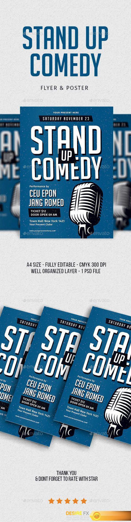 Graphicriver - Stand Up Comedy Flyer 20927674