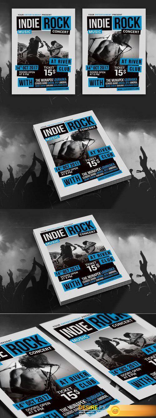 CM - Indie Rock Music Concert Flyer 1911940