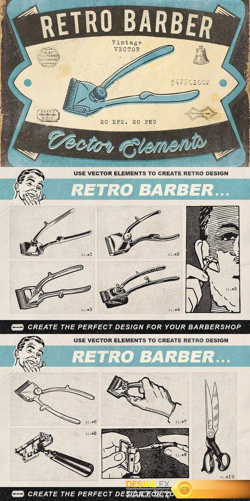 CM - Retro Barber Pack /1658042