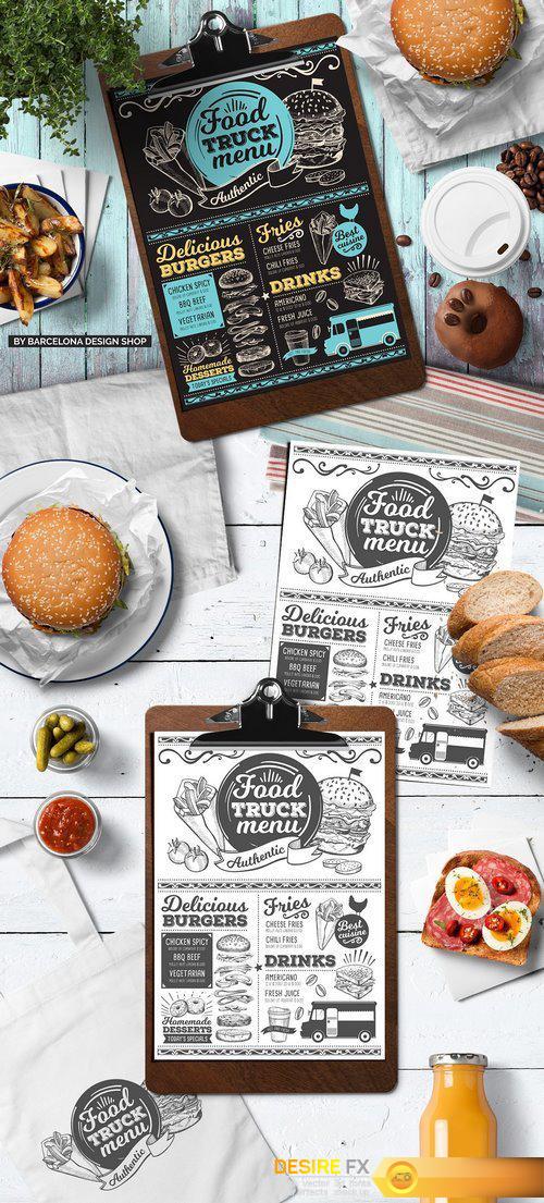 CM - Food Truck Menu Template 2032109