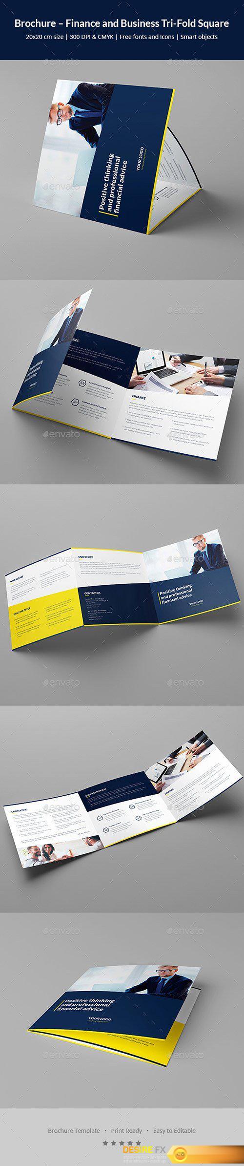 Graphicriver - Brochure – Finance and Business Tri-Fold Square 20633523