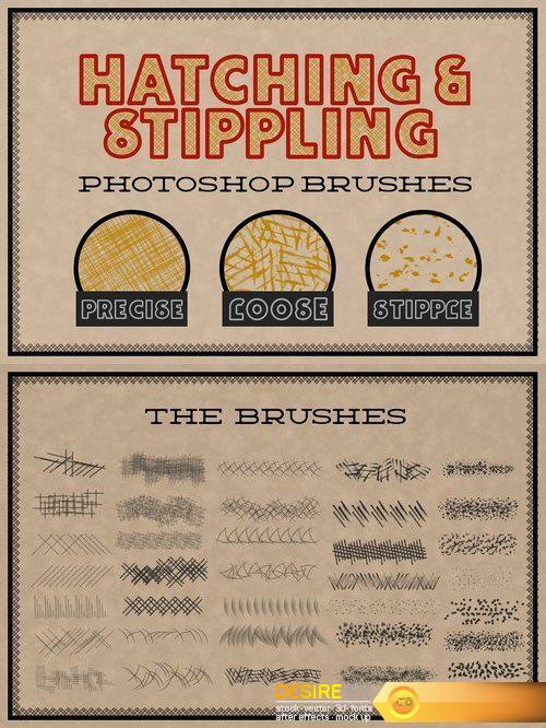 CM - Hatching and Stippling Brushes 1433635