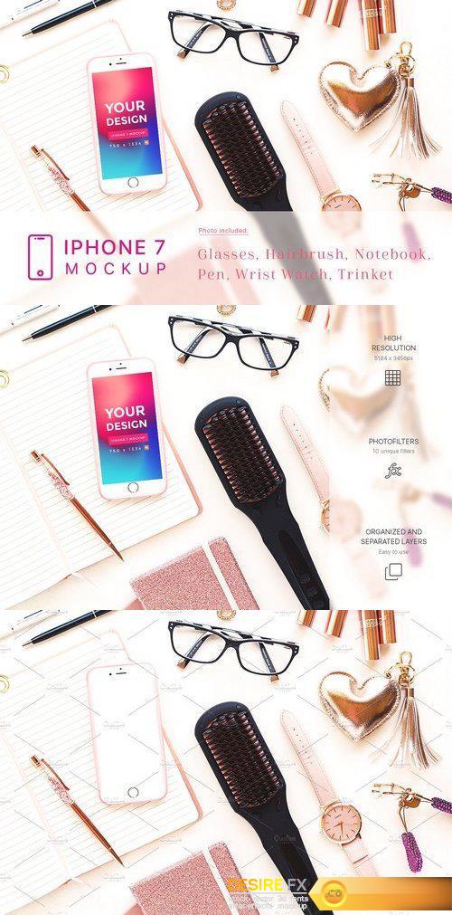 CM - Cosmetic and Beauty iPhone 7 Mockup 1929728