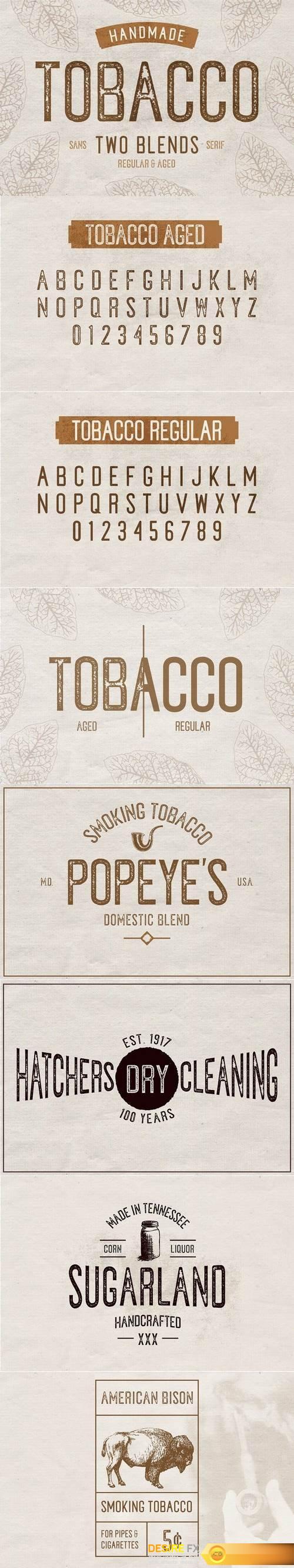 CM - Tobacco Typeface 1367250