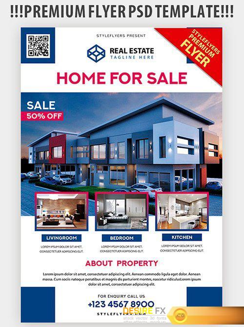 Real Estate V18 PSD Flyer Template