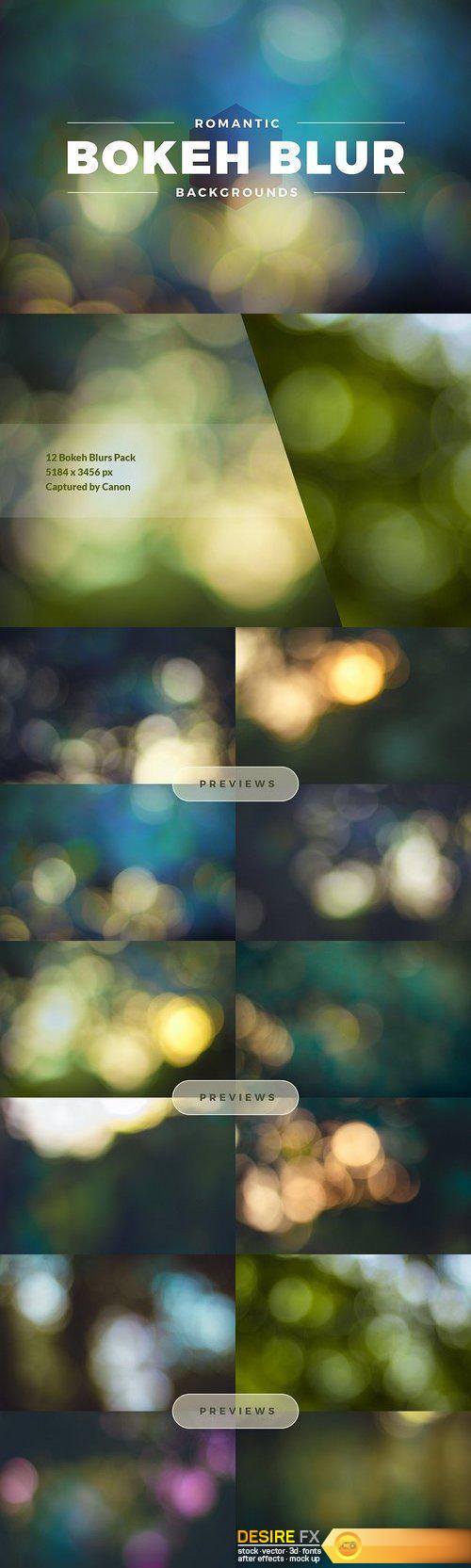 CM - Romantic Bokeh Blur Backgrounds Pack 1419945