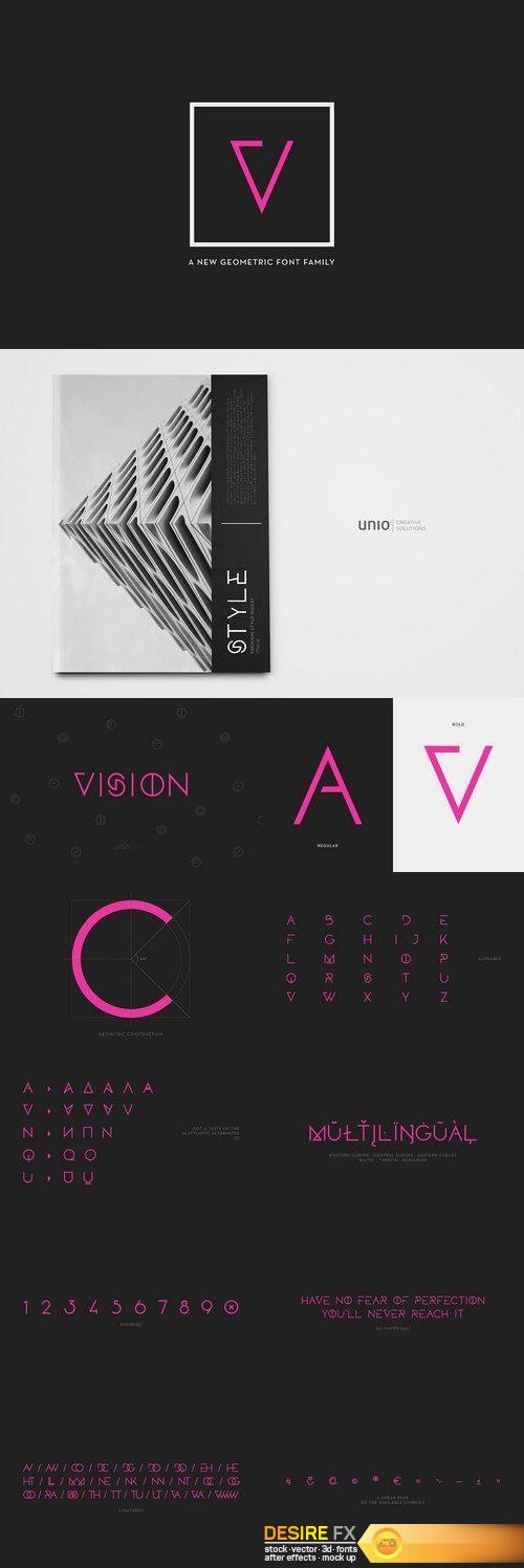 CM - Vision - Font Family 1358835