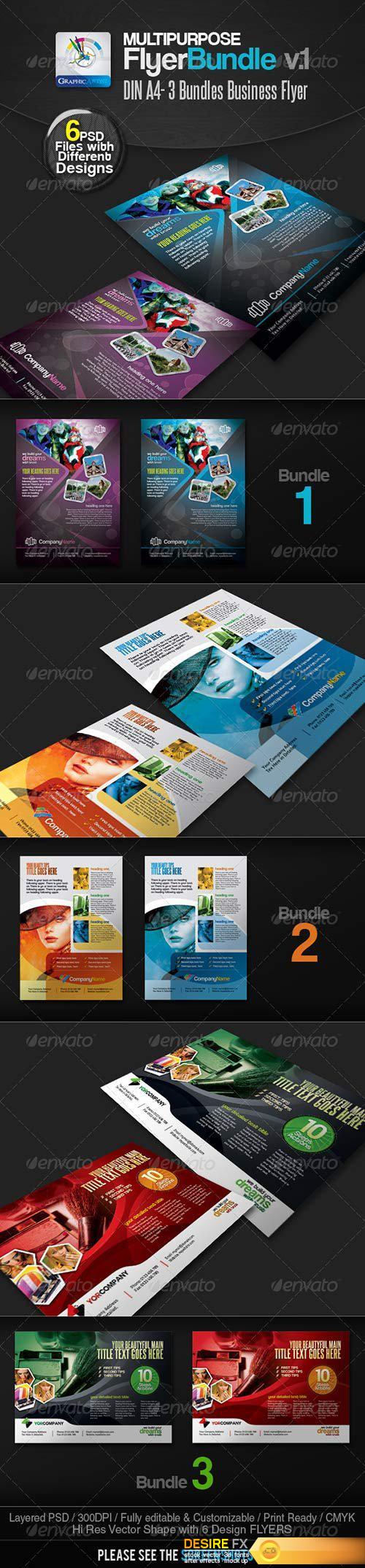 Graphicriver - Multipurpose Business Flyer Pack v.1 2502513