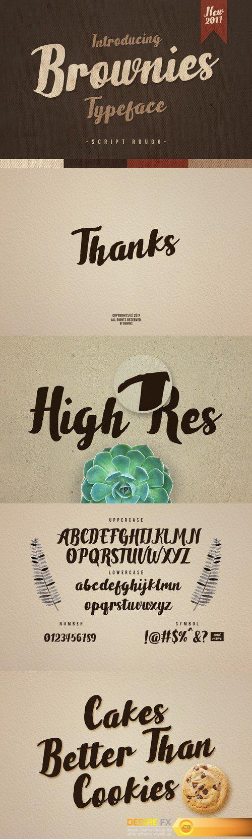 Fontbundles - Brownies Typeface 40027