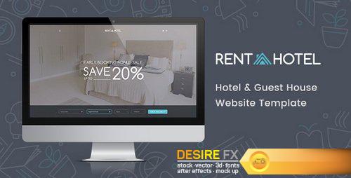 ThemeForest - Rent a Hotel - Hostel & Guest House Booking Website PSD Template 14646422