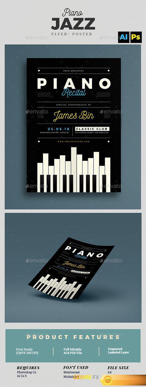 Graphicriver - Piano Recital Flyer Template 15572960